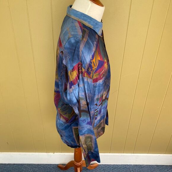 Greg Simon Koko Classic men L/XL longsleeve Hawaiian button down shirt - Picture 6 of 12